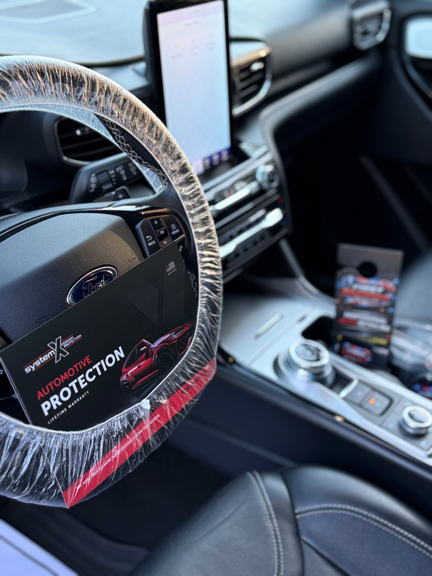 Ford interior detailed with System X ceramic protection